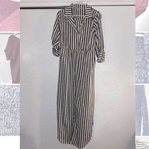 Stripped Maxi Dress